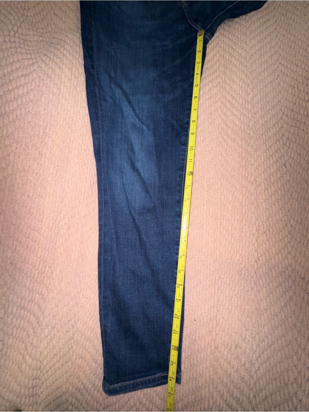 J Brand Alana High Rise Crop Skinny Jeans Dark Wash Stretch Denim Size 30 - Picture 3 of 13
